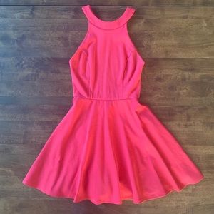 LuLu’s Red Skater Homecoming Dress